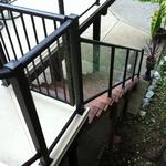 Glass railings and stairs